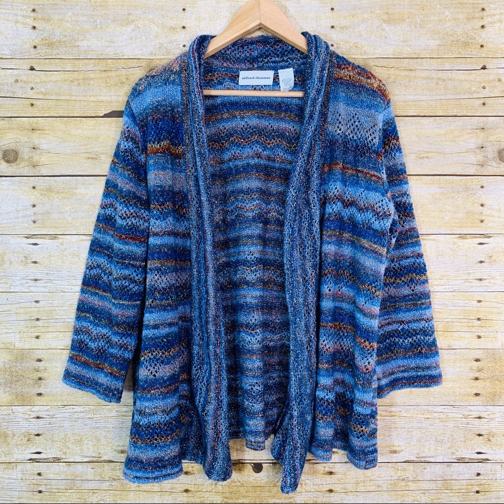 Alfred Dunner Cardigan Open Front Size Large - image 1